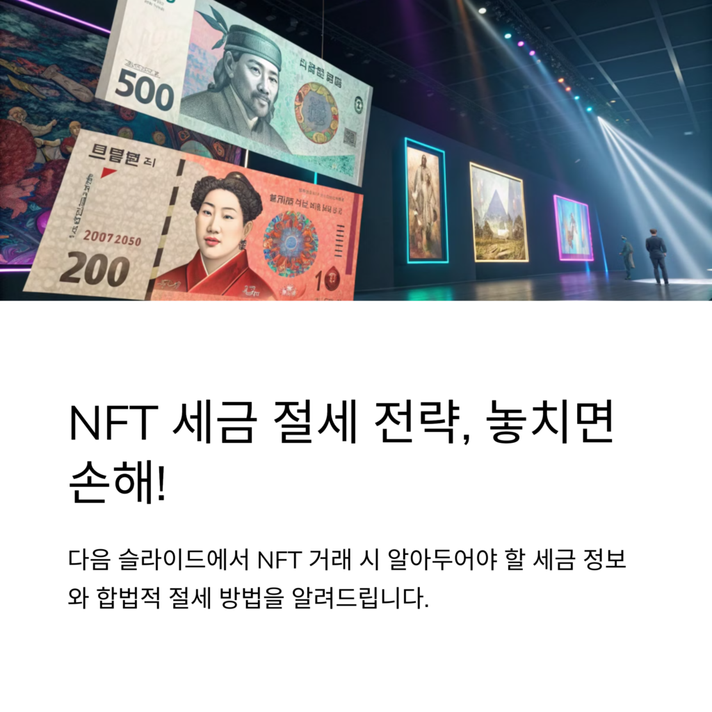 NFT 증여 및 양도소득세 절세 방법